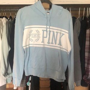 VS Pink crop hoodie